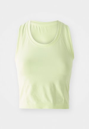 Sweaty Betty ATHLETE CROP SEAMLESS WORKOUT TANK - Top - pomelo green