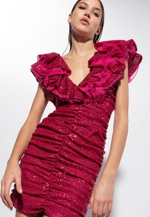 Pinko LUZON - Koktel haljina / svečana haljina - fuchsia grey