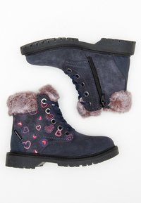 LICO Bottines à lacets - blau