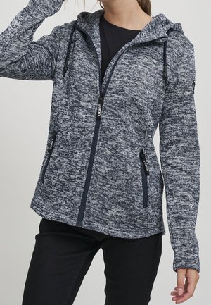 Jersey con capucha - mottled dark blue