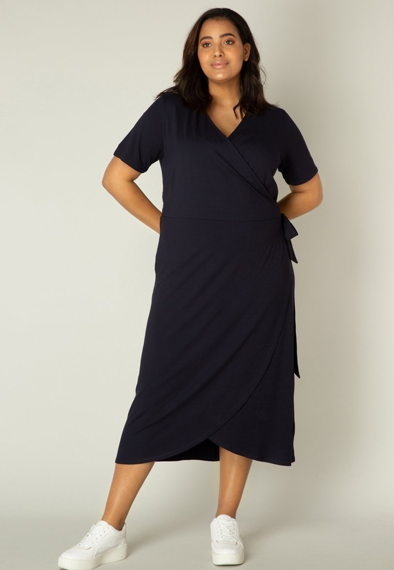 BASE LEVEL CURVY ABBIE - Jerseyjurk - dark blue