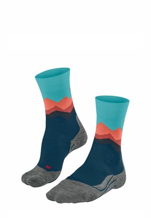 TK2 CREST  - Sports socks - turquoise