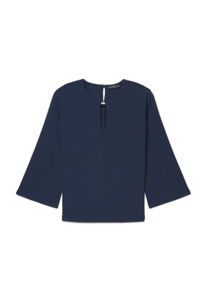 Calliope, CAMICIA TINTA UNITA - Blouse - blu notte
