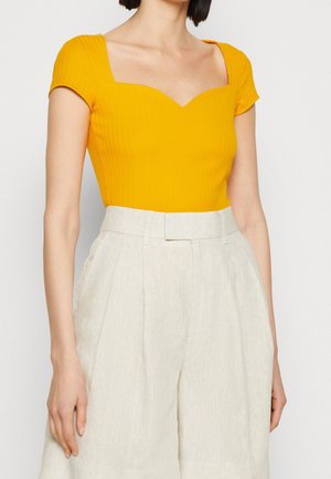 T-Shirt basic - dark yellow