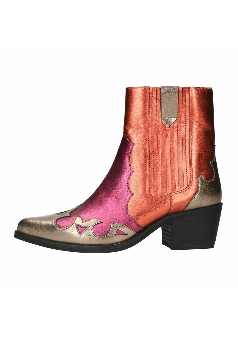 Manfield Cowboy-/Bikerstiefelette - rosé/pink - Zalando.de