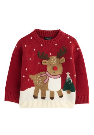 Next Jersey de punto - bright red reindeer