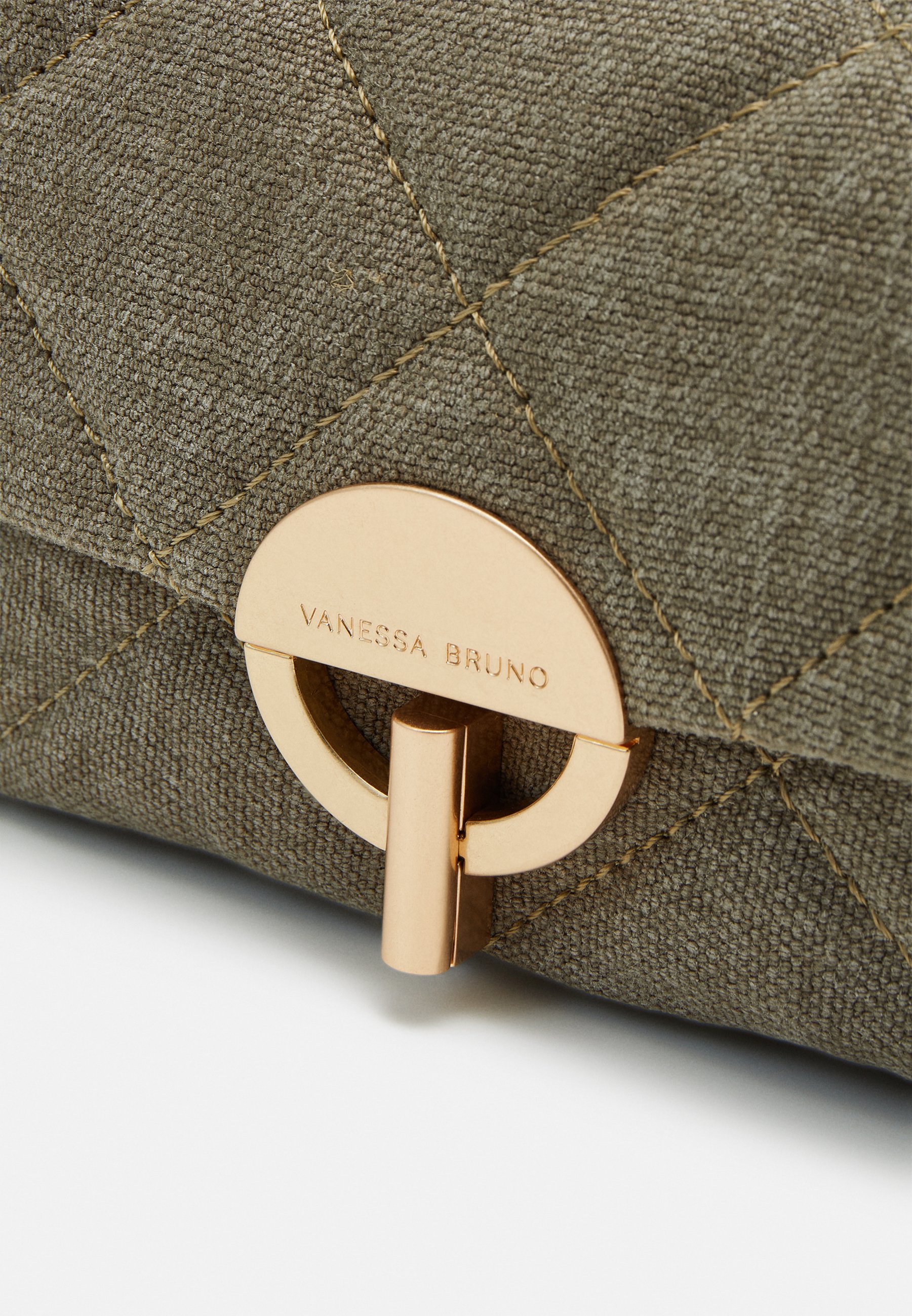 サンダル・ミュール CROCS Nano Moon Bag - Vanessa Bruno - Leather - Khaki Vanessa Bruno NANO MOON - Cross body bag - kaki/khaki