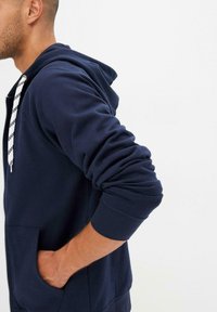 bonprix KAPUZEN - Felpa con zip - blue