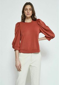 3/4 PUFF SLEEVE - Ikdienas džemperis - red ochre