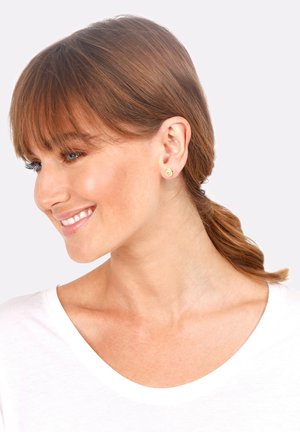 Elli SPARKLING BASIC - MIT KRISTALLEN VON SWAROVSKI® - Orecchini - gold-coloured