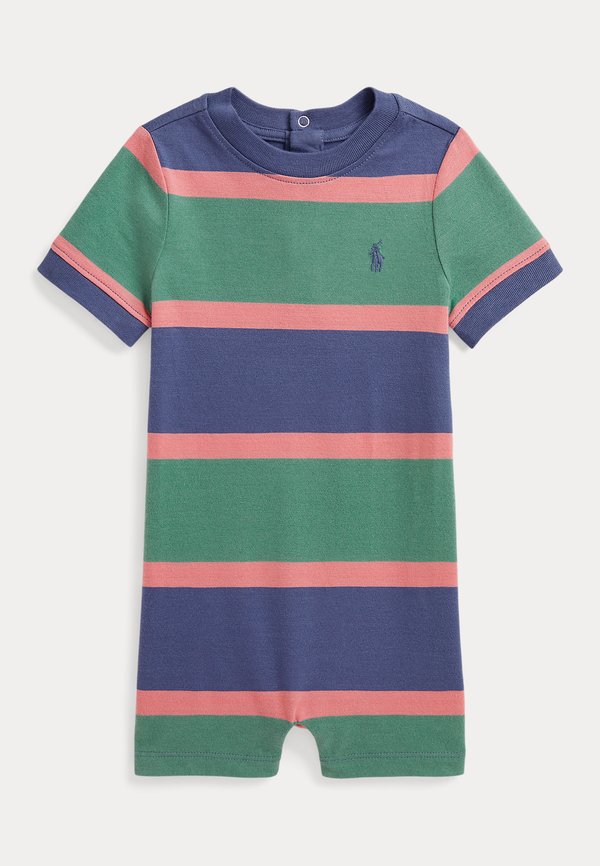 STRIPED COTTON JERSEY SHORTALL - Jumpsuit