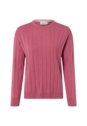 Strickpullover - himbeer