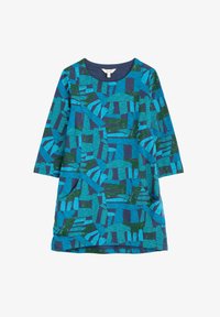 No seleccionado, teal ecru twill slub