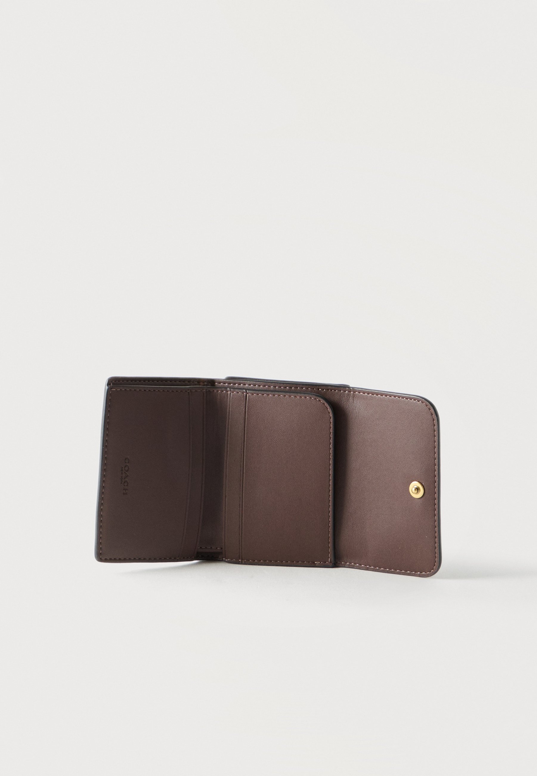 Michael Kors NOTCHED ZIP WALLET - Portofel - brown/maro - Zalando.ro