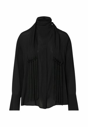 LIU JO, LIU JO SHIRT WITH SCARF - Πουκαμίσα με κουμπιά - black