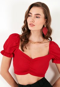 LELA SLIM FIT - Palaidinė - red