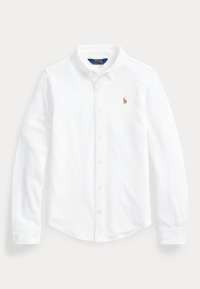 Polo Ralph Lauren - KNIT OXFORD SHIRT - Chemisier - white, Agrandir