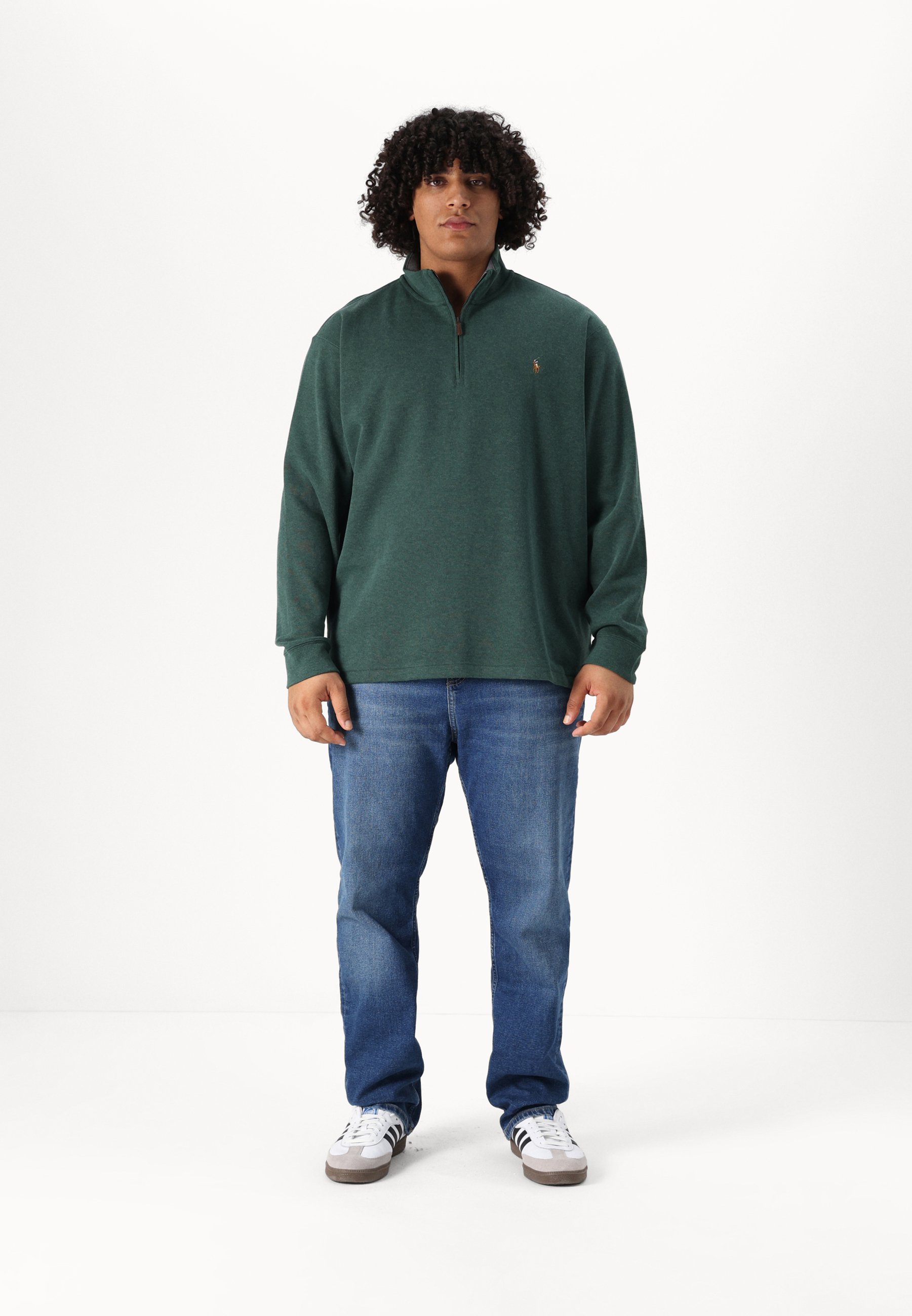 Polo Ralph Lauren Big & Tall LSHZM10-LONG SLEEVE-HALF ZIP