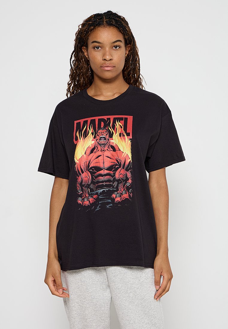 Marvel T-shirt print zwart