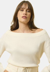 Just Cashmere BOAT NECK - Pullover - snow
