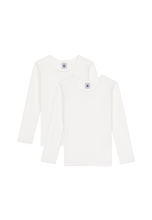 Petit Bateau LOT ICONIQUE MANCHES LONGUES - Top s dlouhým rukávem - white