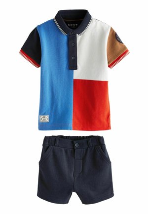 SHORT SLEEVES SET STANDARD - Pantalones deportivos - red blue