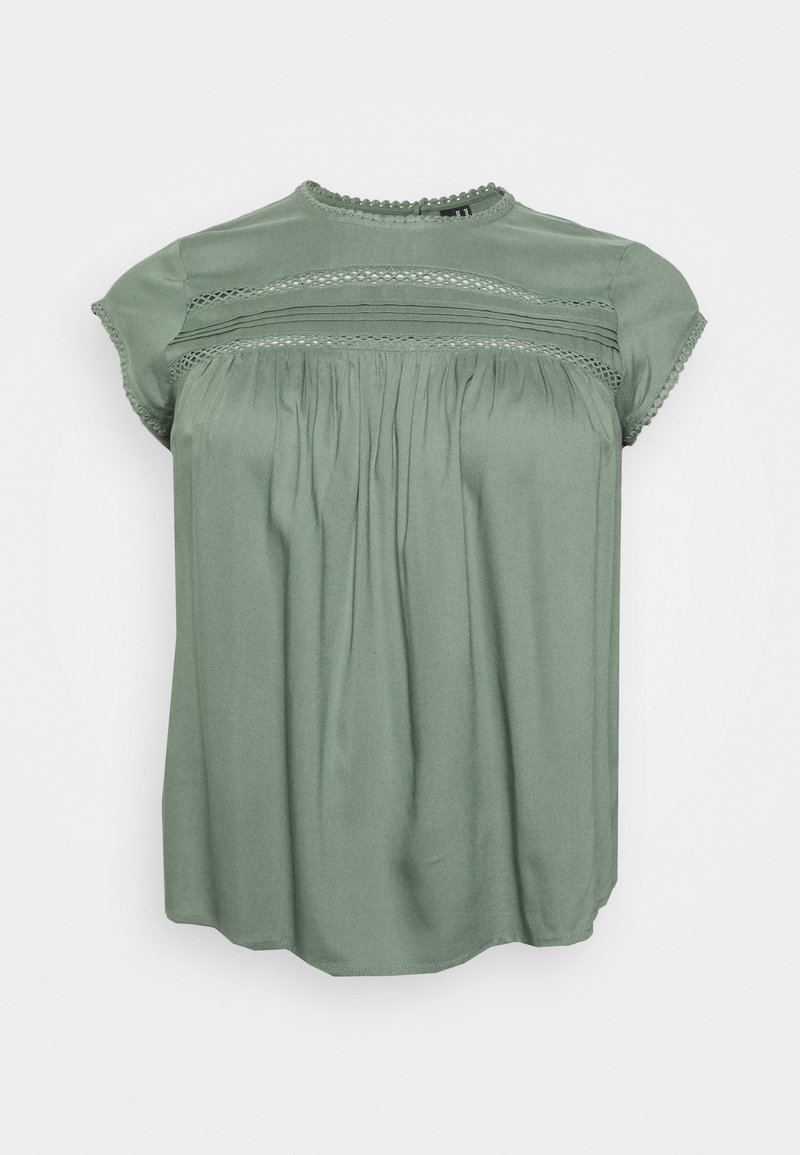 Vero Moda Curve VMDEBBIE PLEAT - Blusa - laurel wreath