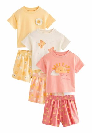 3 PACK - REGULAR FIT - Nattplagg set - pink orange