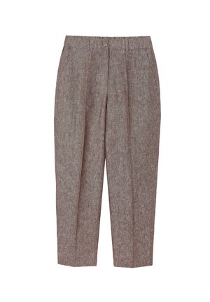 TATUUM, ARTICLE TAG: TROUSER - ARTICLE NAME: SEMIKO - Παντελόνι - dark brown