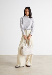 GANT STRIPED - Button-down blouse - mid grey