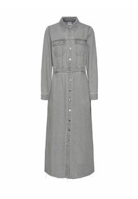 Dolga obleka - light grey denim