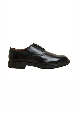 WIDE FIT HERITAGE DERBY  - Elegantní šněrovací boty - black