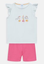 Set Pigiama Corto Bambine Sanetta Schlafanzug Kurz Beige Set Di Pigiama Pigiama Bambini Alta Qualità