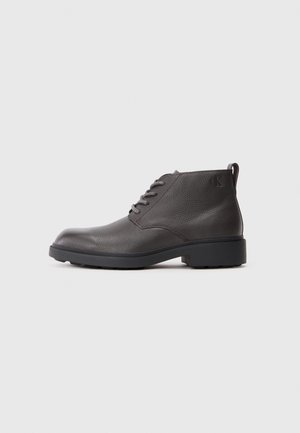 Botine cu șireturi - dark brown/black
