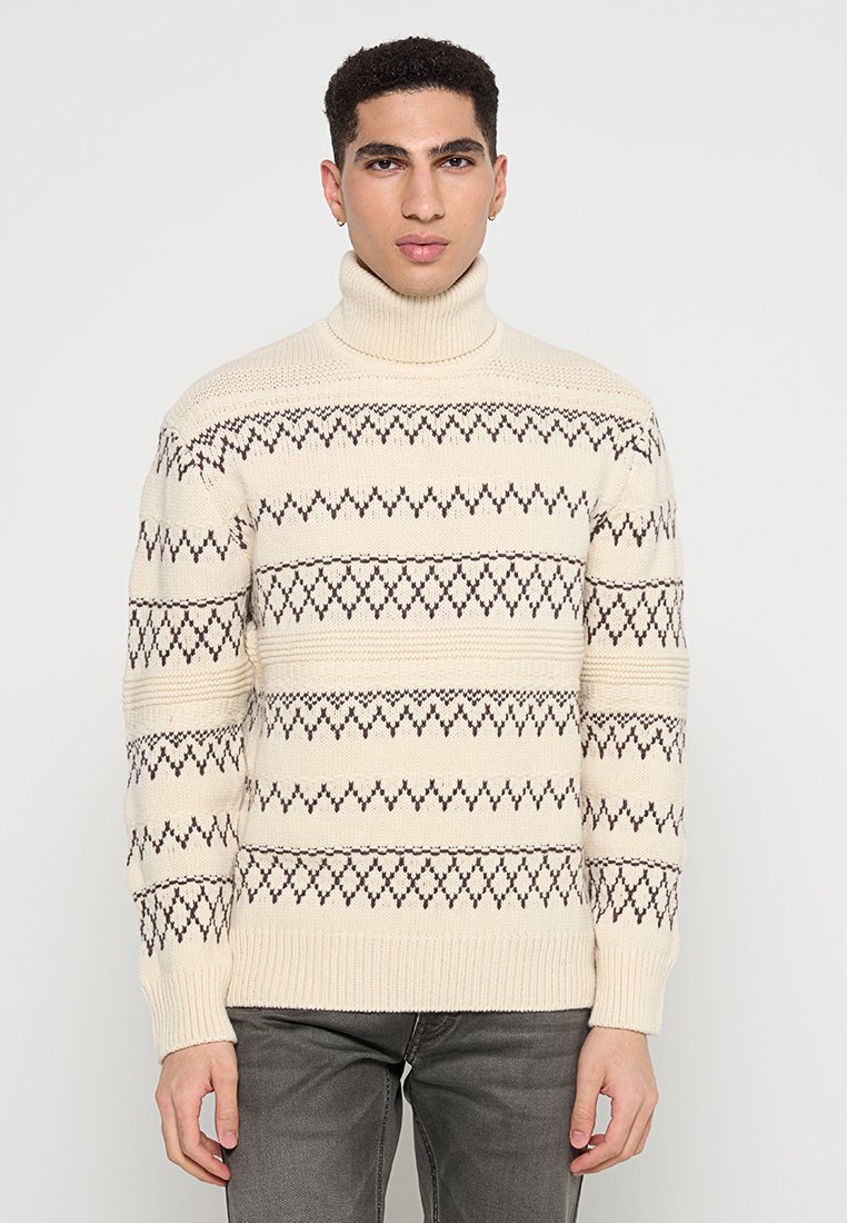 KnowledgeCotton Apparel Trui beige