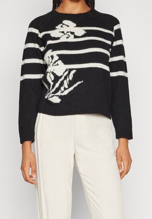 Strickpullover - black