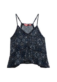 Non sélectionné, paisley bandana navy