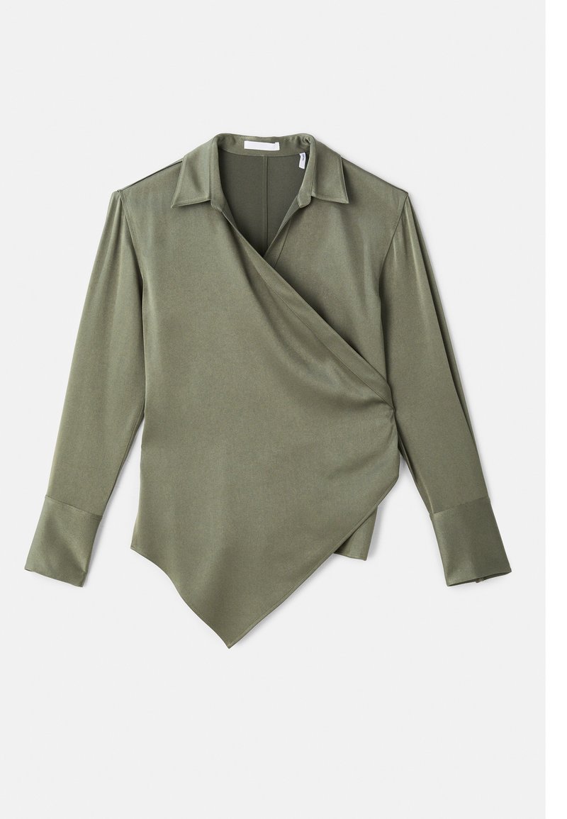 Helmut Lang Blouse olijfgroen Helmut Lang Blouse olijfgroen