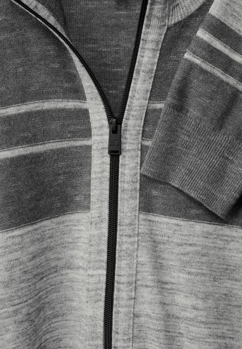 Street One MEN Cardigan - grau/grigio chiaro