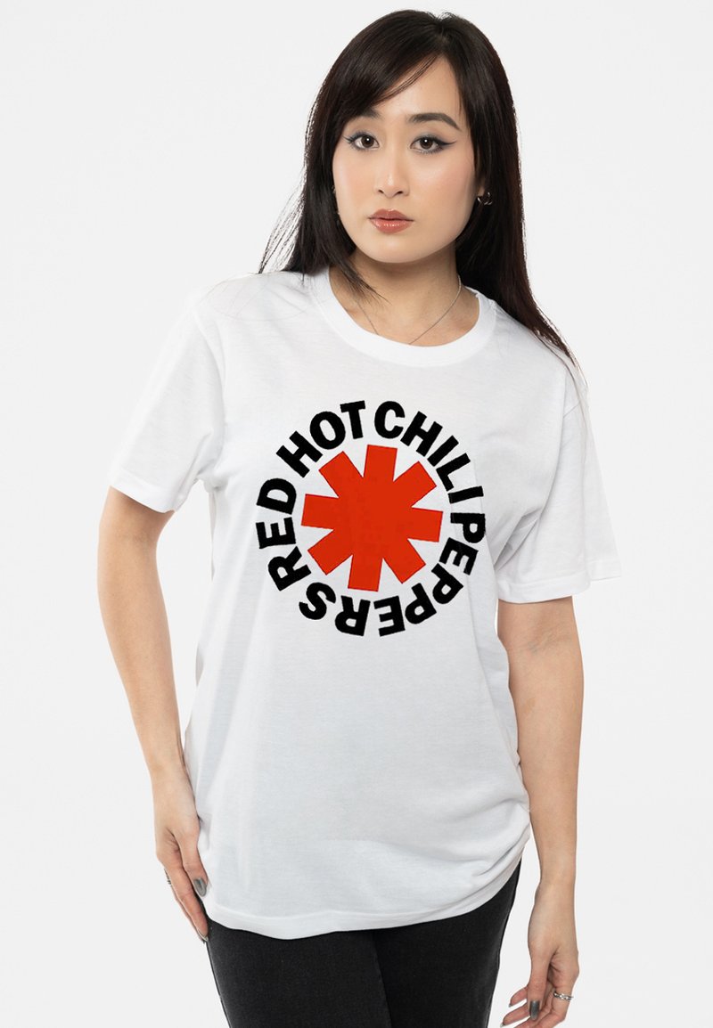 Paradiso Clothing RED HOT CHILI PEPPERS CLASSIC ASTERISK - Print T-shirt - white