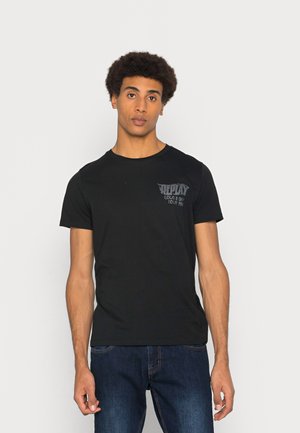 Printtipaita - black