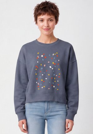 watapparel, THIS IS ART - Sweatshirt - blue grey