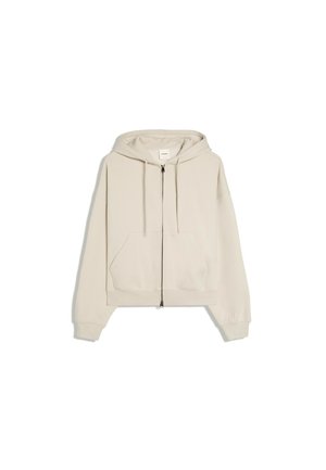 Bershka, BASIC ZIP-UP SWEATSHIRT. - Zip-up sweatshirt - stone