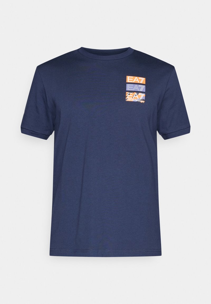 EA7 Emporio Armani T-shirt print blauw EA7 Emporio Armani T-shirt print blauw