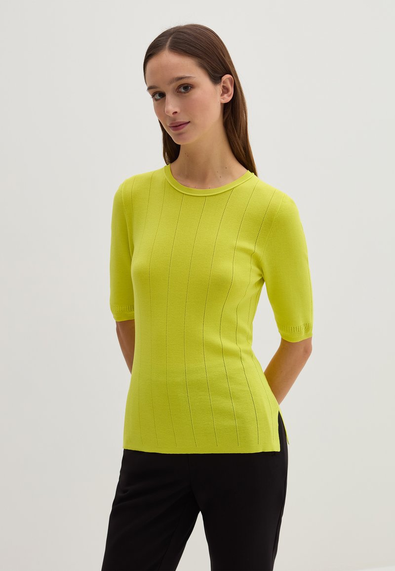 Stefanel T-shirt basic groen