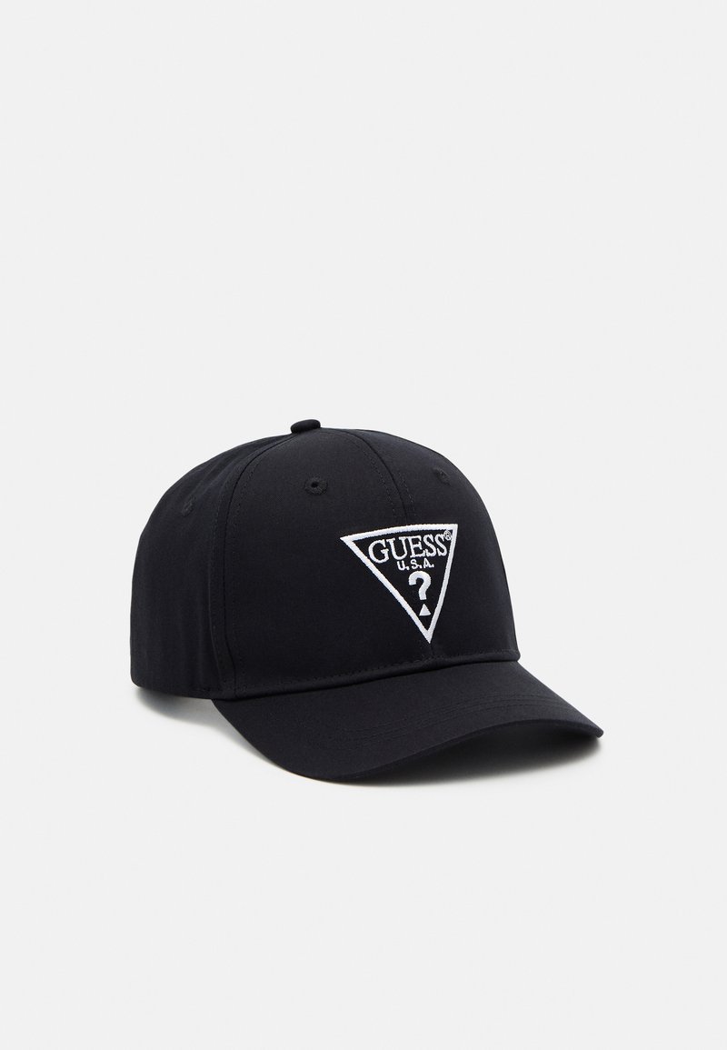 Guess LOGO BASEBALL UNISEX - Sapka - jet black