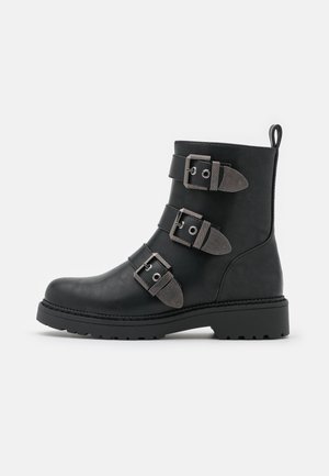 Cowboy-/Bikerstiefelette - black