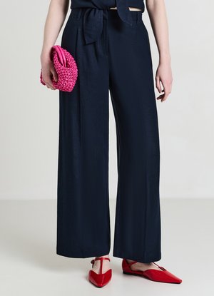 PALAZZO - Pantalon classique - blu notte