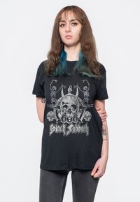 Paradiso Clothing BLACK SABBATH DANCING SKELETONS - Print T-shirt - black