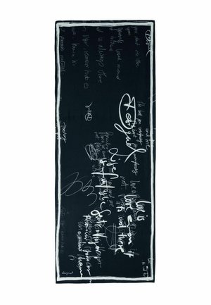 LETTERING FOULARD - Scarf - black